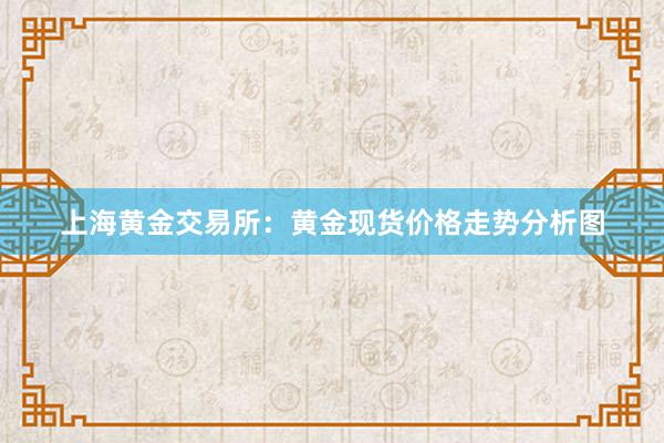 上海黄金交易所：黄金现货价格走势分析图